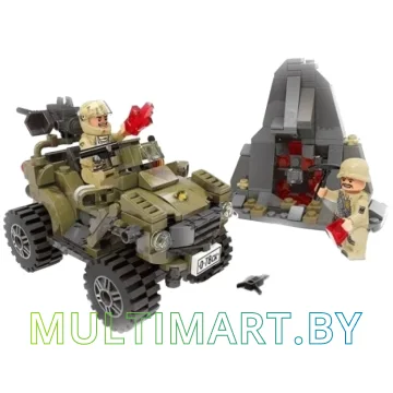 Конструктор XingBao XB-06010 Военный квадрацикл (347 деталей) картинка 2